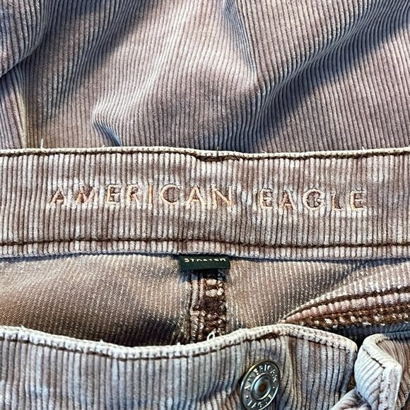 American Eagle Stretch Pants Corduroy Hi Rise Jegging 20 Long Outdoorsy Casual - Picture 13 of 16